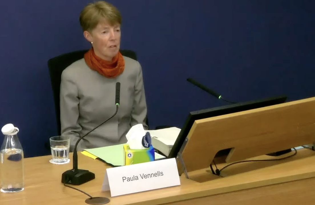 Paula Vennells found it hard to say whether she knew subpostmasters were suffering at the time. (Post office inquiry)