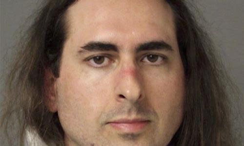 Jarrod Ramos, the suspect in the Maryland shooting, in his booking photo.
