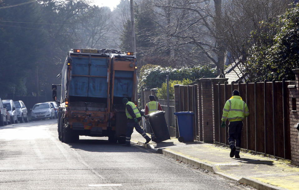 Bin collections could become less frequent (Picture: PA)