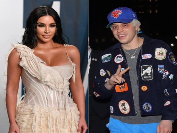 Kim Kardashian, Pete Davidson (Image source: Instagram)