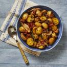 <p>Bacon and potatoes turn extra crispy in the air fryer, all in under 30 minutes.</p><p>Get the <a href="https://www.goodhousekeeping.com/food-recipes/a34221356/bacon-roasted-potatoes-recipe/" rel="nofollow noopener" target="_blank" data-ylk="slk:Bacon-Roasted Potatoes recipe" class="link "><strong>Bacon-Roasted Potatoes recipe</strong></a>.</p><p><strong>RELATED: </strong><a href="https://www.goodhousekeeping.com/food-recipes/g1633/potato-recipes/" rel="nofollow noopener" target="_blank" data-ylk="slk:58 Easy Potato Recipes For Weeknight Dinners, Thanksgiving and More" class="link ">58 Easy Potato Recipes For Weeknight Dinners, Thanksgiving and More</a><br></p>