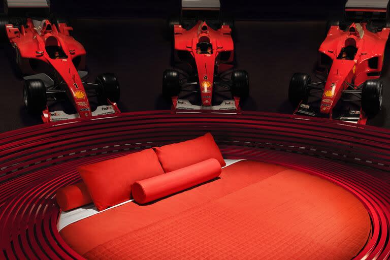 La habitación de Airbnb en el Museo Ferrari