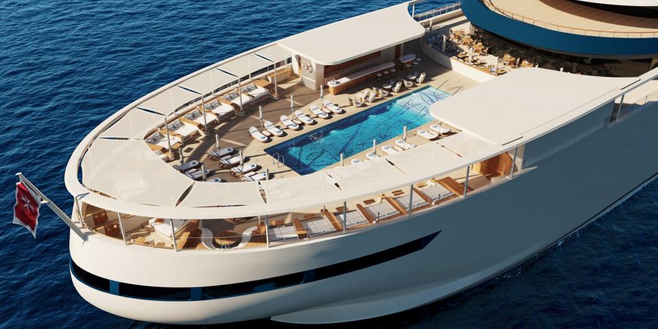 rendering of four seasons yacht