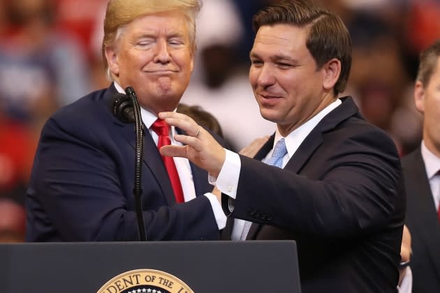 Donald Trump Holds A "Welcome Home" Rally In South Florida - Credit: Joe Raedle/Getty Images