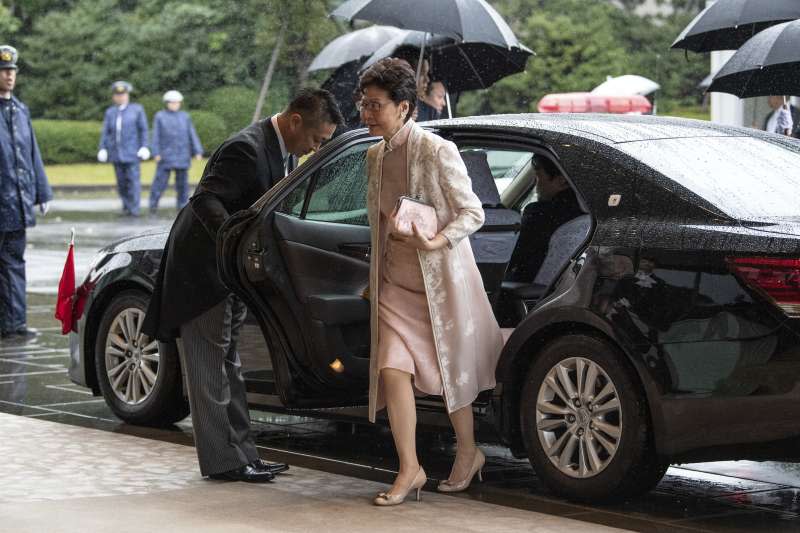 日本德仁天皇即位儀式：香港特首林鄭月娥出席觀禮（AP）