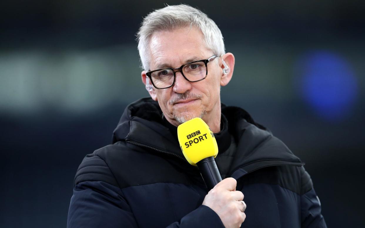 Iriitiert über Stöhngeräusche während einer Sendung: der ehemalige englische Fußball-Nationaspieler und heutiger BBC-Experte Gary Lineker.  (Bild: Alex Pantling/Getty Images)