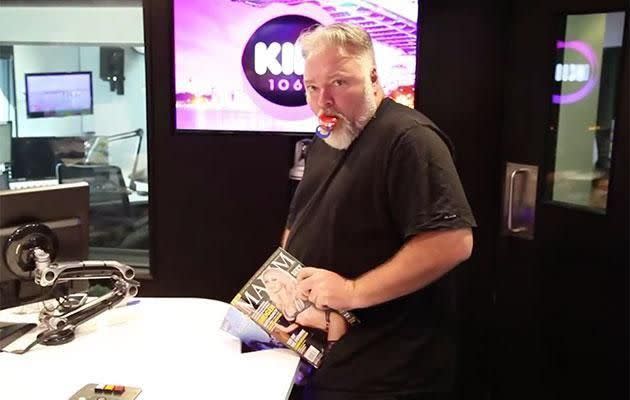 Kyle Sandilands has admitted he starts off everyday pleasuring himself. Source: KIIS FM