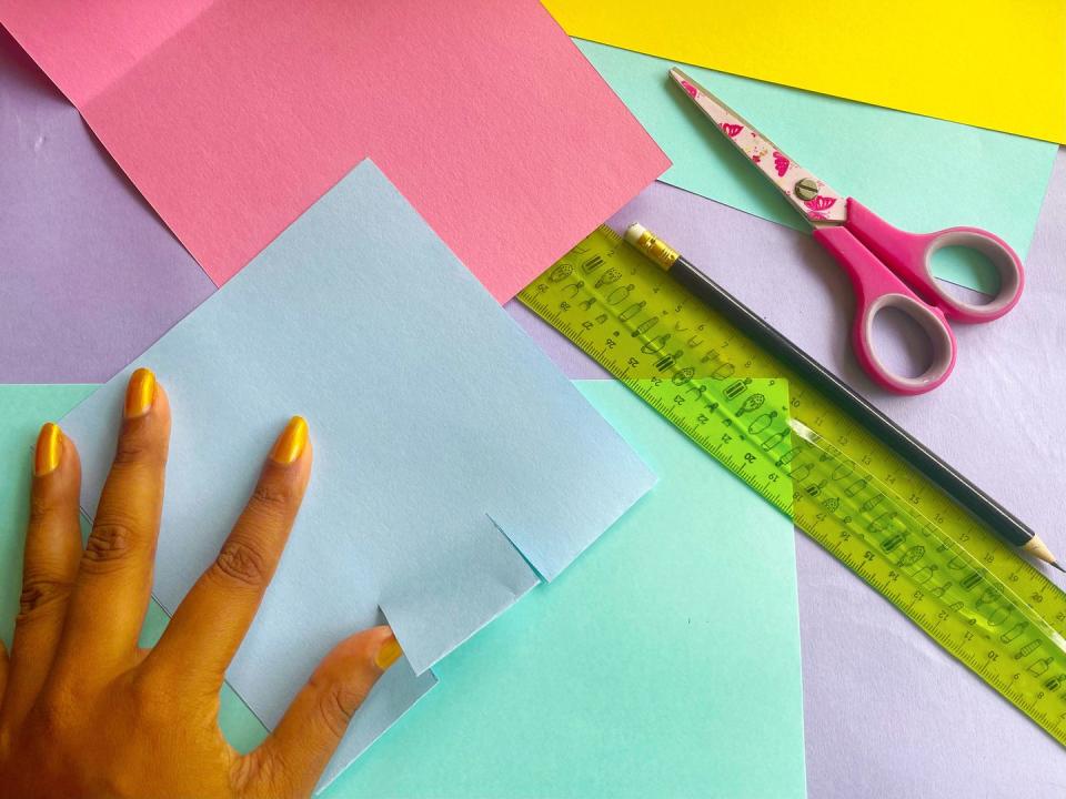 how to make a pop up card in 5 steps cutting the fold