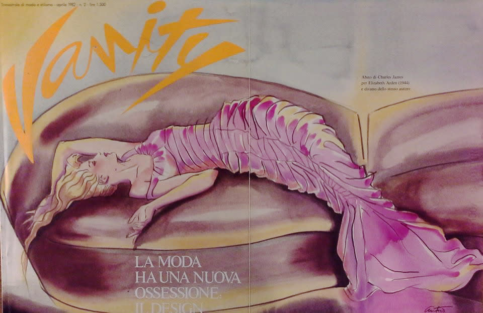 Vanity Magazine Cover by Antonio Lopez