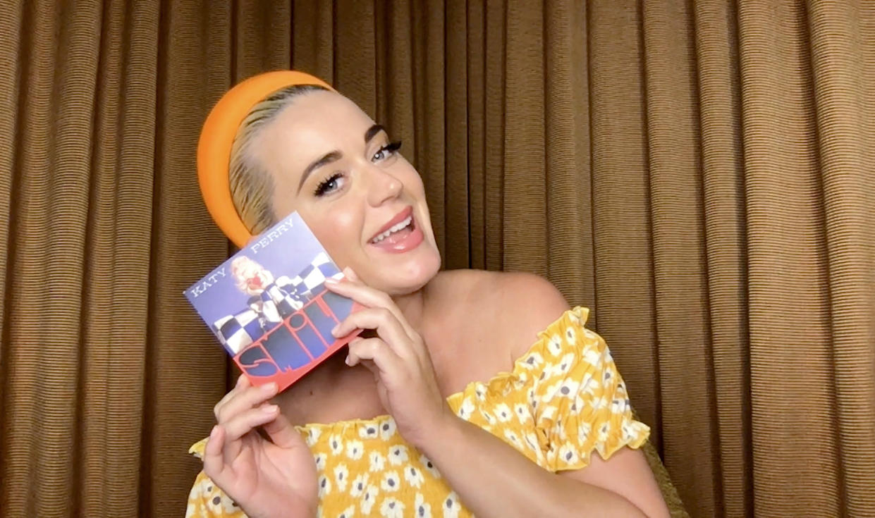 LOS ANGELES, CALIFORNIA - AUGUST 20: In this screengrab, Katy Perry participates in a Q&A livestream with Singapore-based global e-retailer SHEIN on the SHEIN app on August 20, 2020. (Photo by Getty Images/Getty Images for SHEIN)