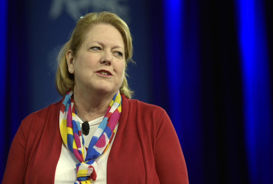 Virginia Thomas, conservative activist and wife of Supreme Court Justice Clarence Thomas, speaks at the Conservative Political Action Conference (CPAC) in Oxon Hill, Maryland, on Feb. 23, 2017. / Credit: Susan Walsh / AP