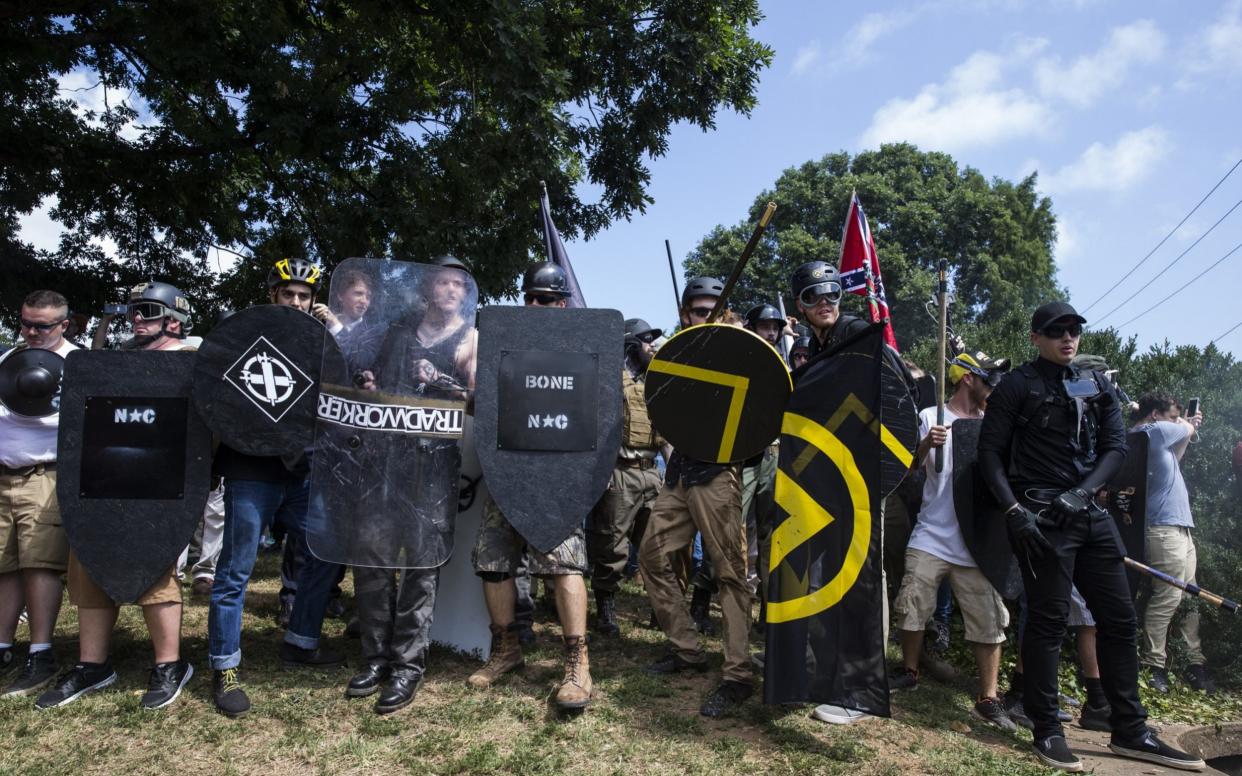 White supremacists and counter protestors Clash in Charlottesville - Anadolu