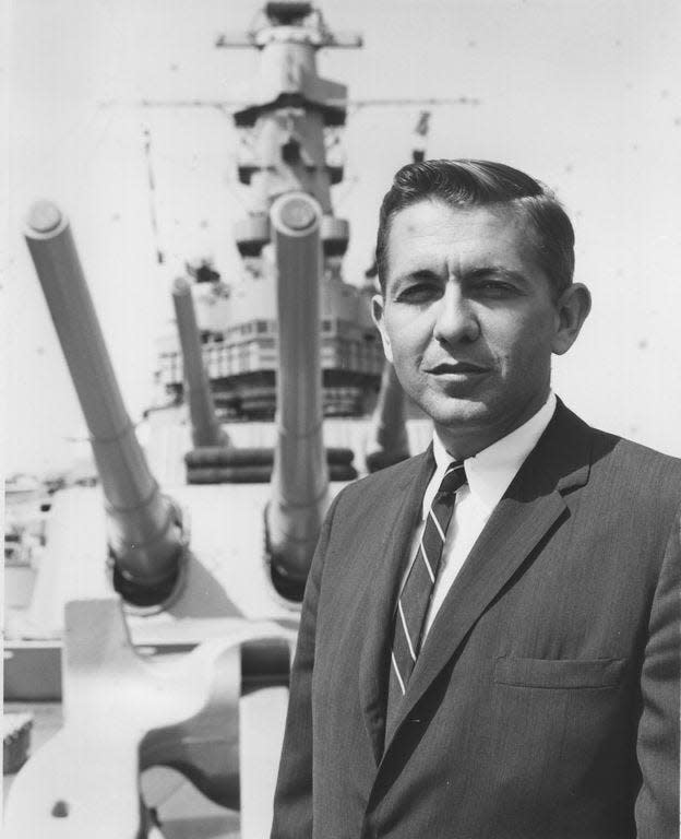 Joseph Feitelberg was president of the USS Massachusetts Memorial Committee, which worked tirelessly to get the ship to Fall River.