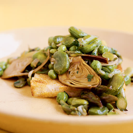 Bruschetta of Spring Vegetables