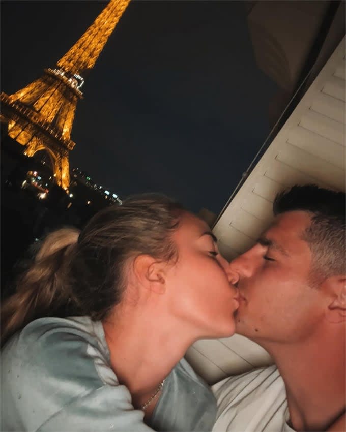 Álvaro Morata y Alice Campello, romántica escapada a París