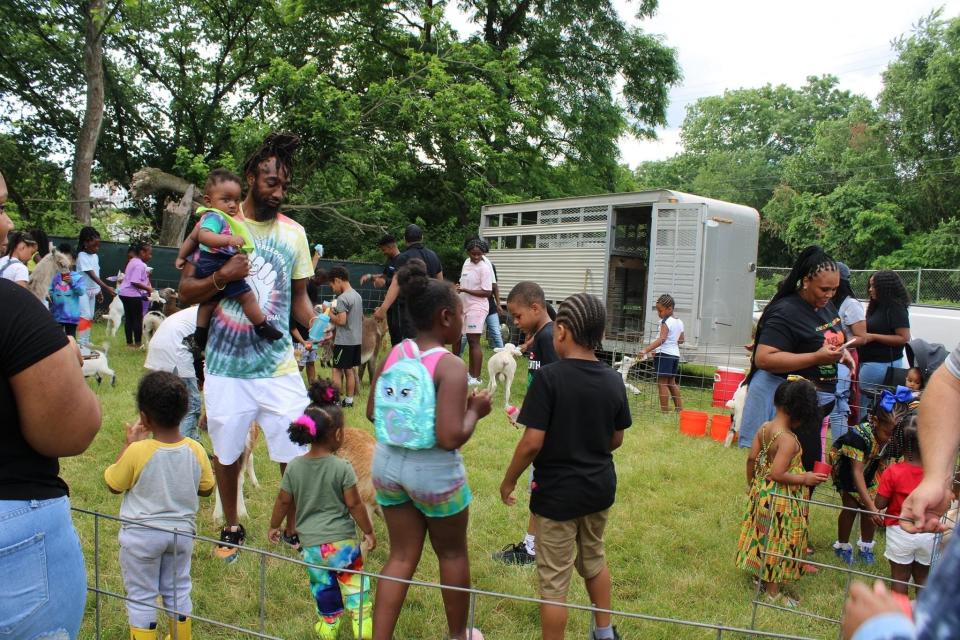 A scene from a previous Juneteenth celebration in Aliquippa.