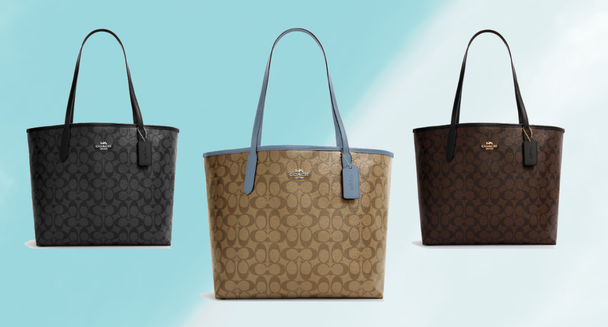 The Coach Outlet City tote is perfect for heading back to the office. 