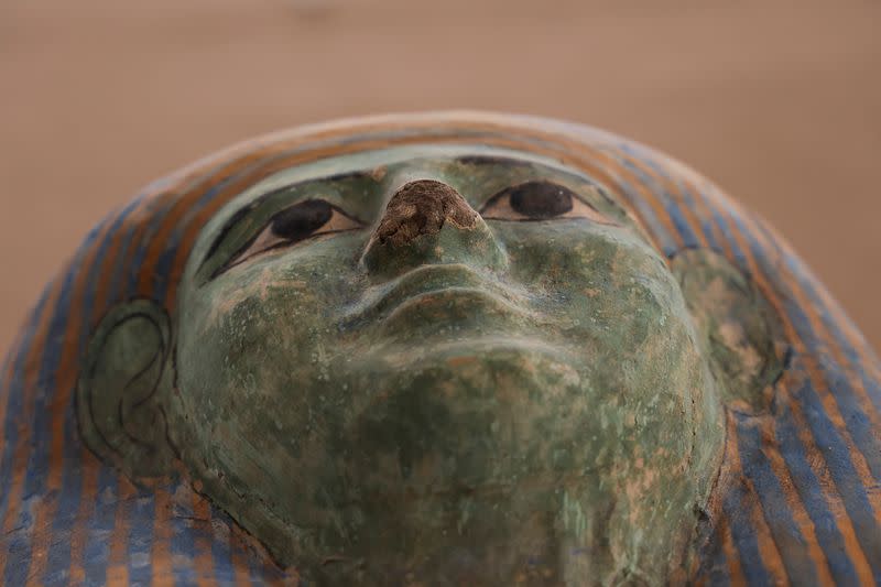 The discovery of two mummification workshops and two tombs at Egypt's Saqqara necropolis, in Giza