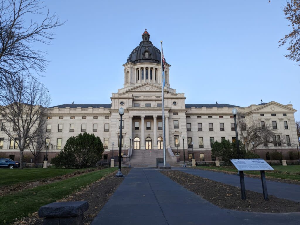 The South Dakota State Capitol, pictured on Nov. 2, 2022. (John Hult/South Dakota Searchlight)