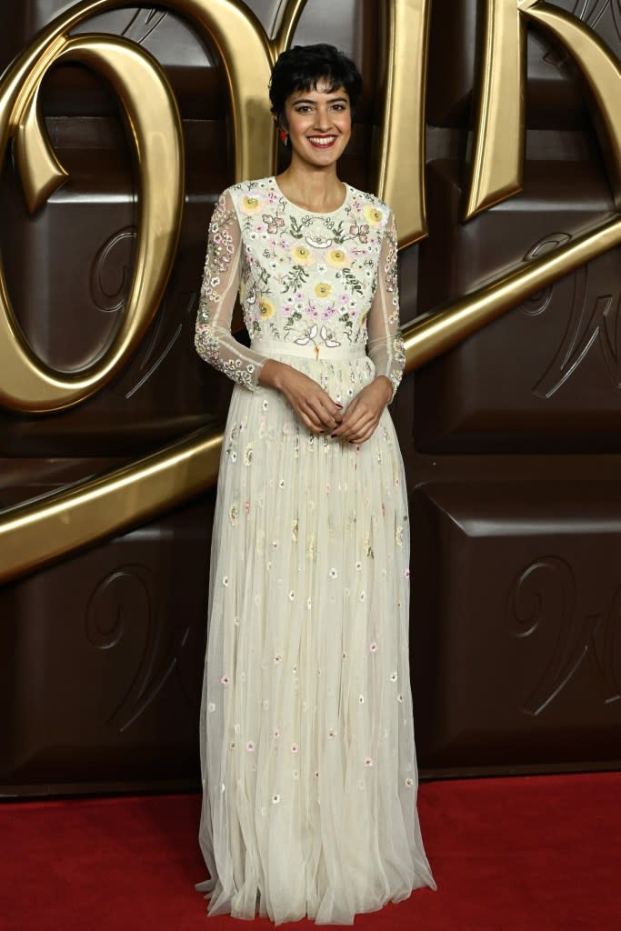 Rakhee Thakrar attends the “Wonka” World Premiere at The Royal Festival Hall on November 28, 2023 in London, England. (Photo by Kate Green/Getty Images)