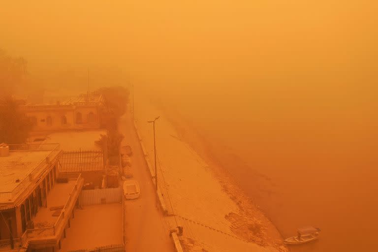 Tormenta de arena; irak; Bagdad; mundo; fotos del día;