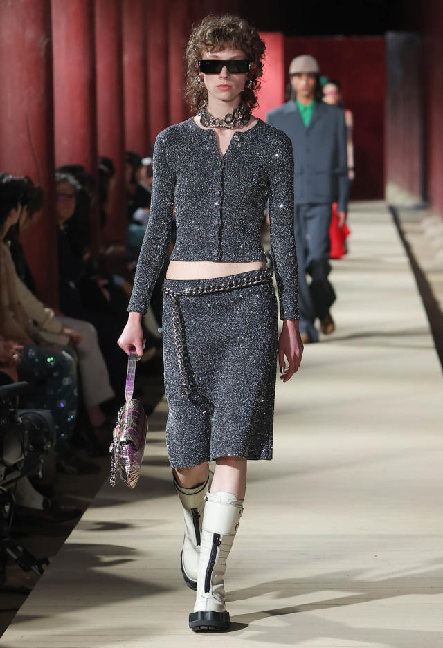 Gucci - Global Brand Ambassador Jun Shison is seen in