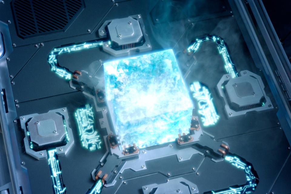 The Space Stone (otherwise known as the Tesseract) has had the most MCU screen time so far