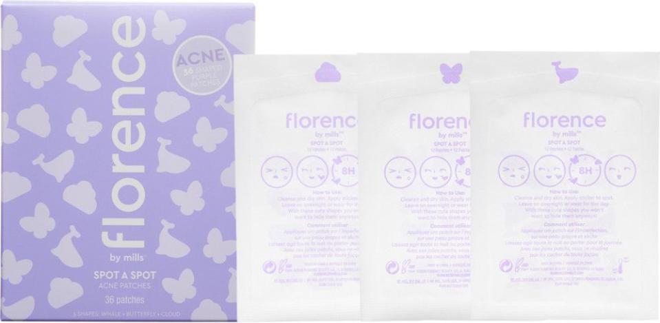 <p><strong>florence by mills</strong></p><p>ulta.com</p><p><strong>$14.00</strong></p><p>Just because these come in cloud, butterfly, and whale shapes, doesn't mean they're any less powerful. Over 75% of users saw a reduction in spot size after eight hours and over 95% of users saw a reduction in redness after eight hours. It's the just-right mix of Hydrocolloid, Salicylic Acid, Peppermint Oil, and Tea Tree Oil that does all the hard work.</p>