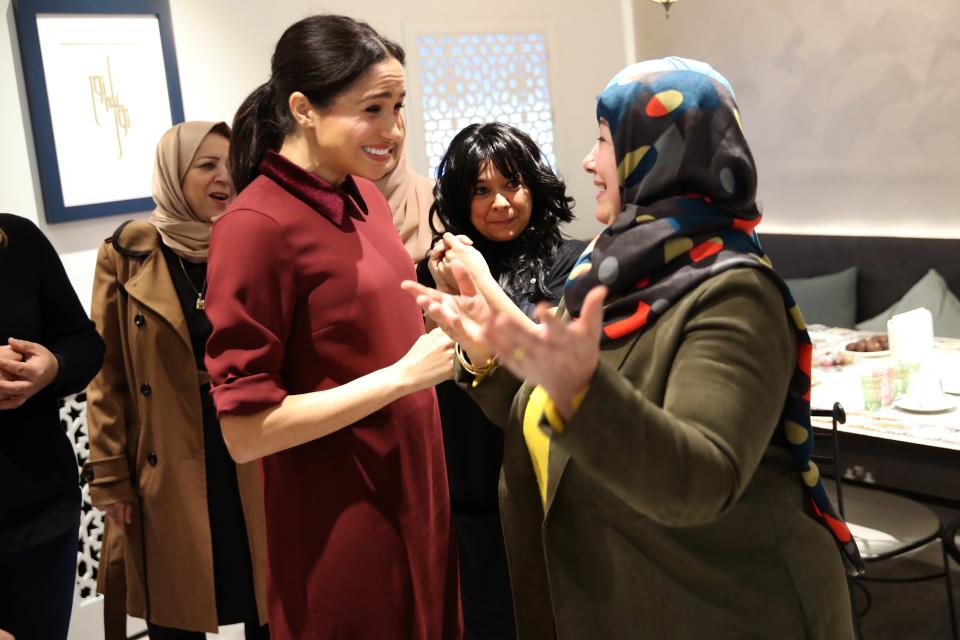 Meghan Markle, Duchess of Sussex, stopped by the Grenfell Community Kitchen, which she partnered with earlier this year to create the cookbook 'Together'