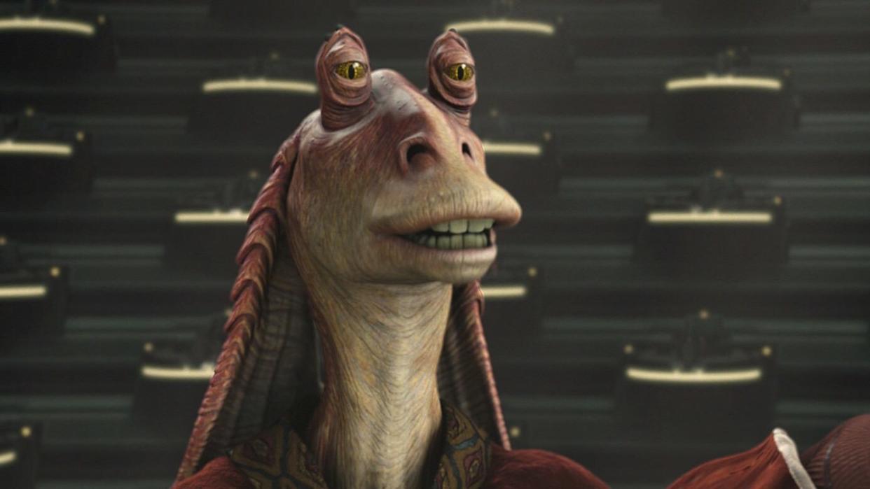  Jar Jar Binks in Attack of the Clones. 