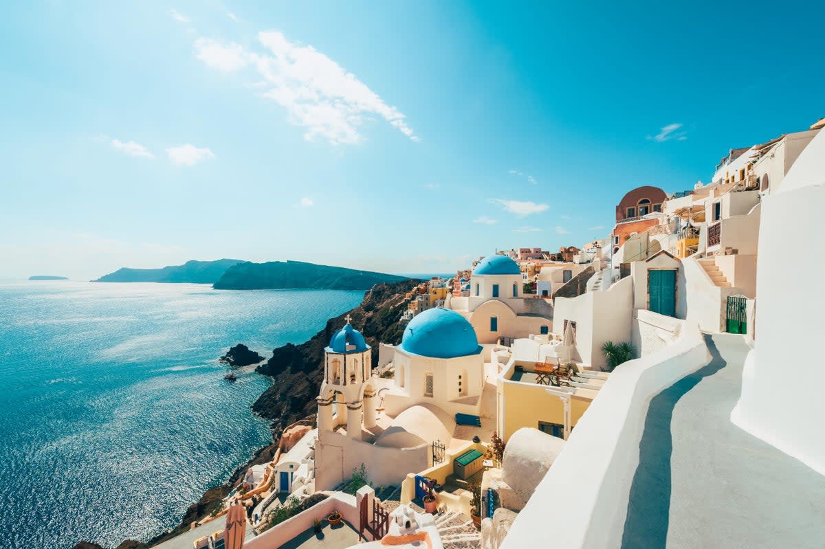 The Greek island of Santorini  (iStock)