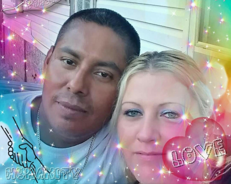 Delaina Yaun and her husband, Mario Gonzalez. (Family photo)