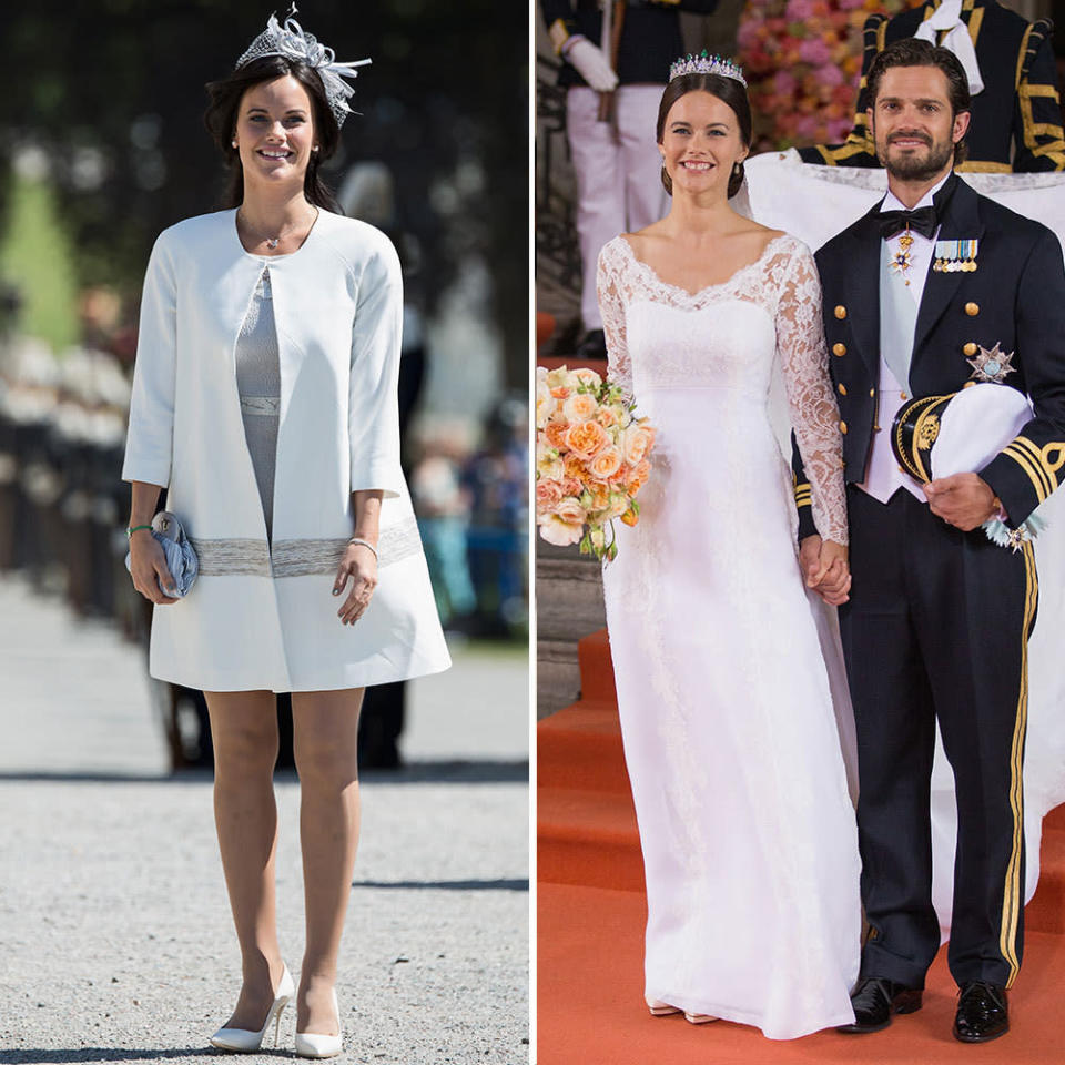 Princess Sofia of Sweden: Princess Madeleine isn’t the only fashionable Swedish royal! The recently-married Princess Sofia (nee Hellqvist) gave the Duchess of Cambridge a run for her money when it came to wedding day style – not an easy feat!