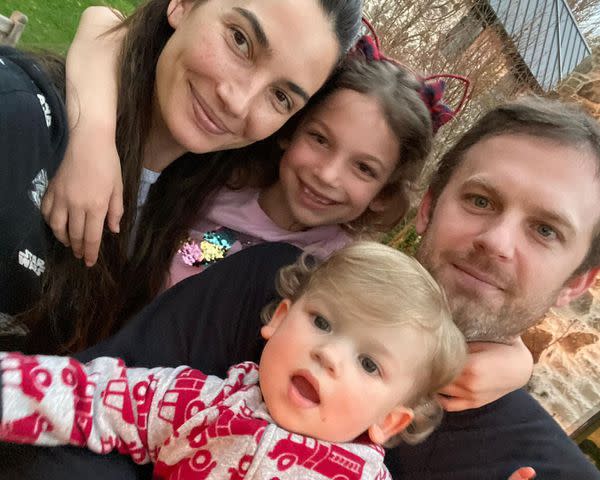 Lily Aldridge/Instagram Lily Aldridge, Dixie Pearl, Caleb Followill and Winston Roy