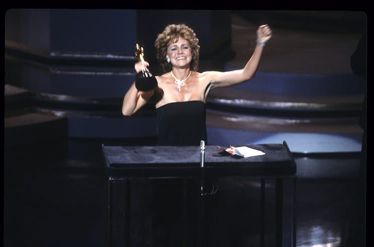 Sally Field on March 25, 1985. (Photo: ABC Photo Archives/ABC via Getty Images) 