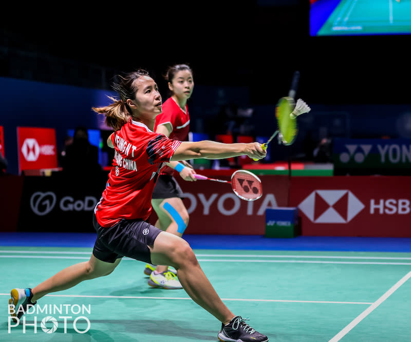 楊雅婷（左）、吳詠瑢（右）（Copyright : Badmintonphoto | Courtesy of BWF）