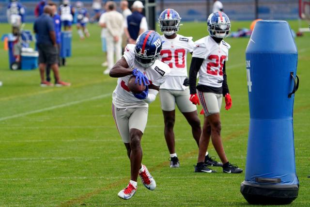 Giants' Darnay Holmes, Cor'Dale Flott talk competition for slot corner