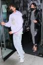 <p>Jaden Smith and Jordyn Woods leave dinner at Catch L.A. in West Hollywood on Thursday night. </p>
