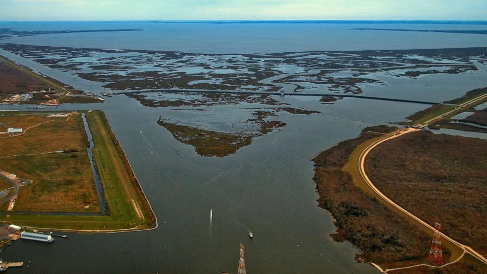 PHOTO: In this undated file photo, the confluence of the Intracoastal Waterway and the Mississippi River Gulf Outlet are shown in Louisiana. (STOCK IMAGE/Getty Images)