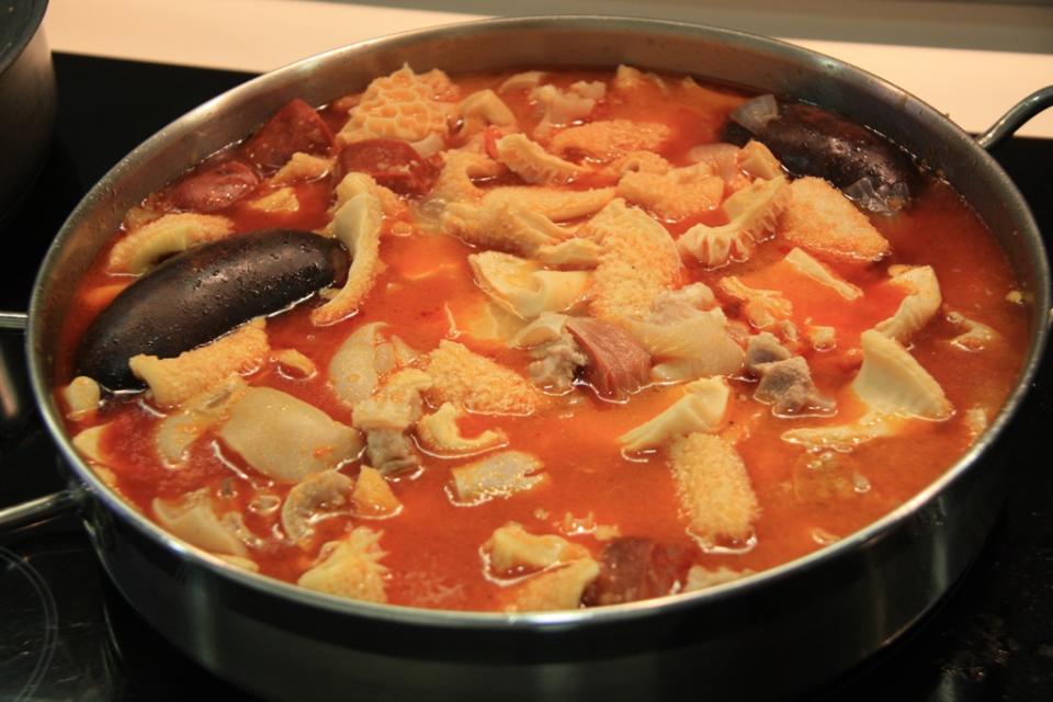 Los callos son ricos en colágeno.