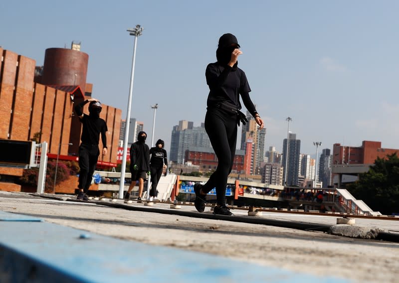 Protests at Hong Kong's university campuses