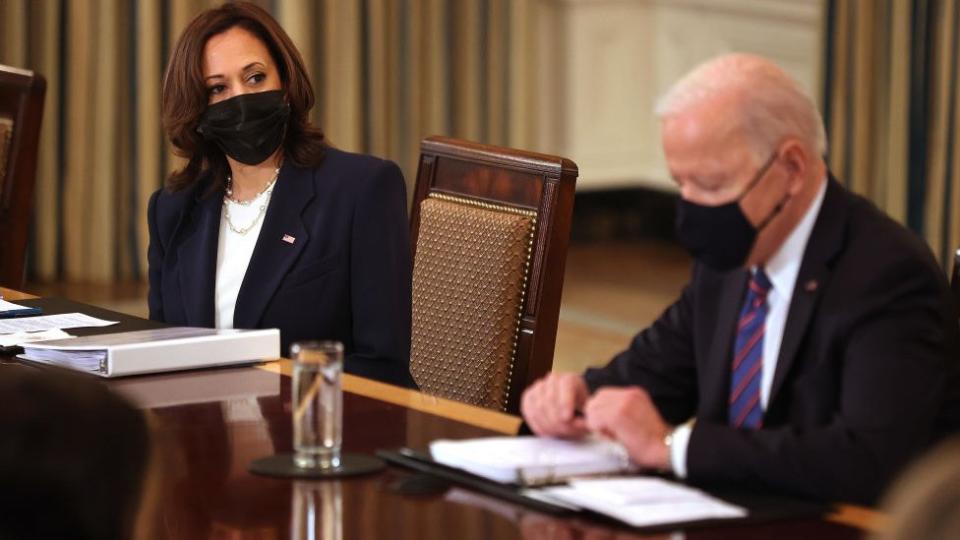 Kamala Harris y Joe Biden