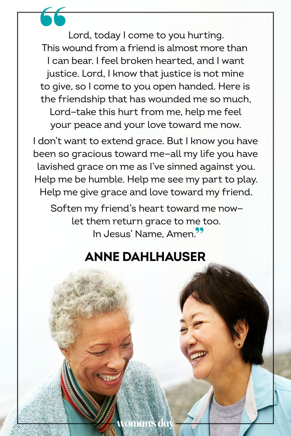 prayer for a friend anne dahlhauser