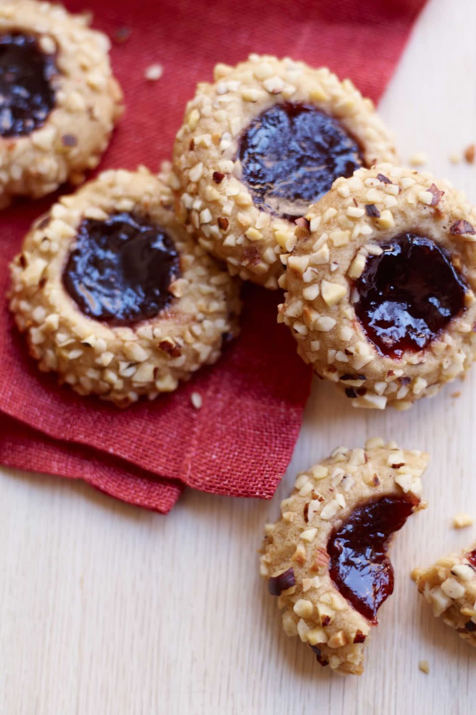 Hazelnut Linzer Thumbprints