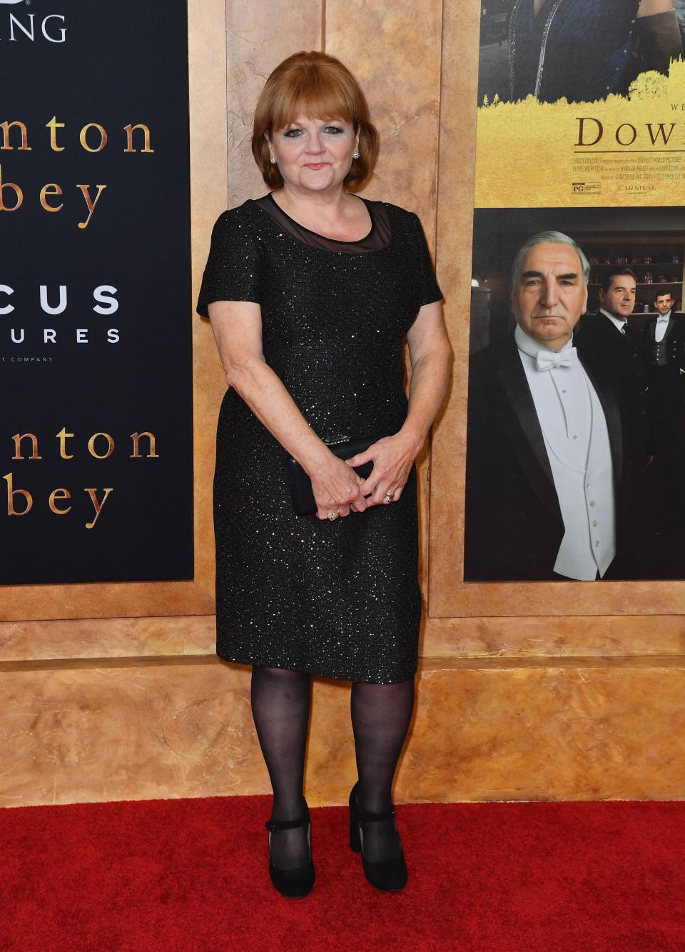 Lesley Nicol at the Downton Abbey premiere