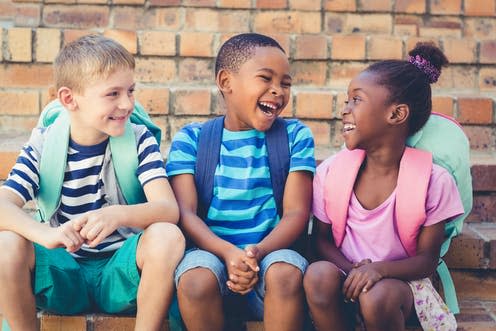   <span class="attribution"><a class="link " href="https://www.shutterstock.com/image-photo/happy-school-kids-sitting-together-on-447170968" rel="nofollow noopener" target="_blank" data-ylk="slk:wavebreakmedia/Shutterstock;elm:context_link;itc:0;sec:content-canvas">wavebreakmedia/Shutterstock</a></span>