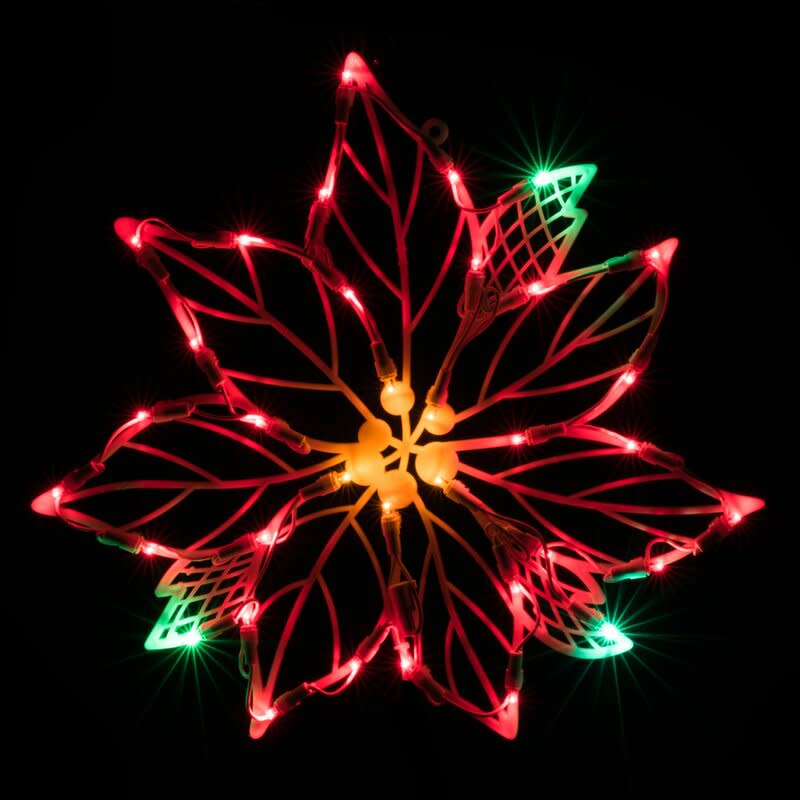 the holiday aisle pointsettia lights 