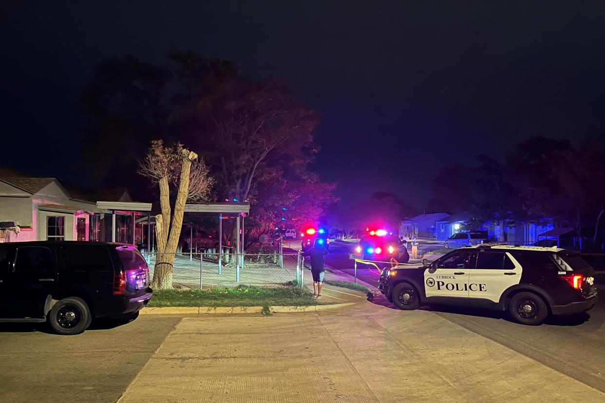 The Lubbock Metropolitan Special Crimes Unit investigates a death just after midnight Saturday, Sept. 30, 2023 in the 3200 block of Baylor Street. Lubbock police were called to the area at 10:26 p.m. Friday for reports of a fight in progress.