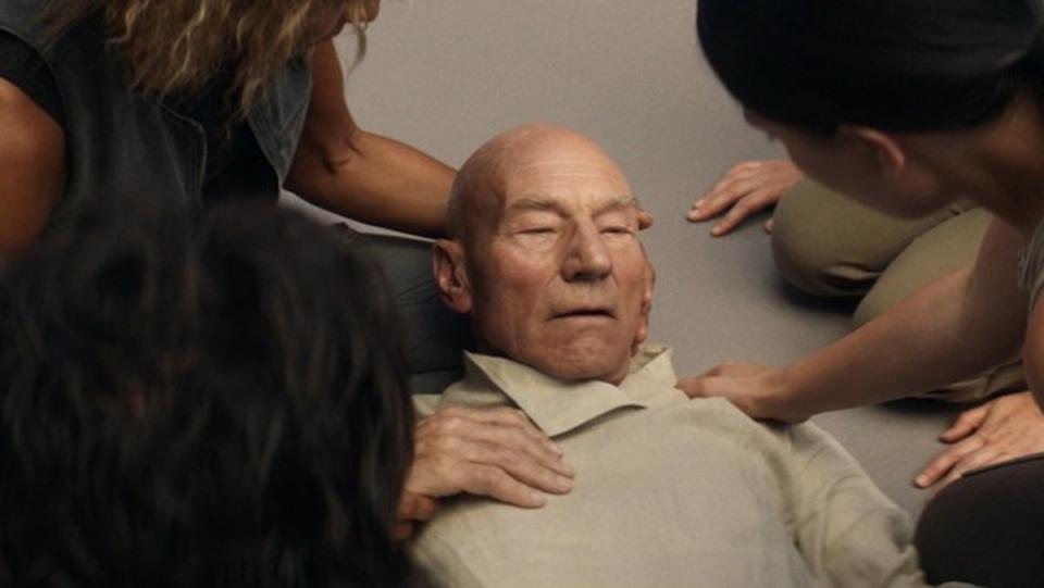 The deceased body of Jean-Luc Picard from season one of Star Trek: Picard.