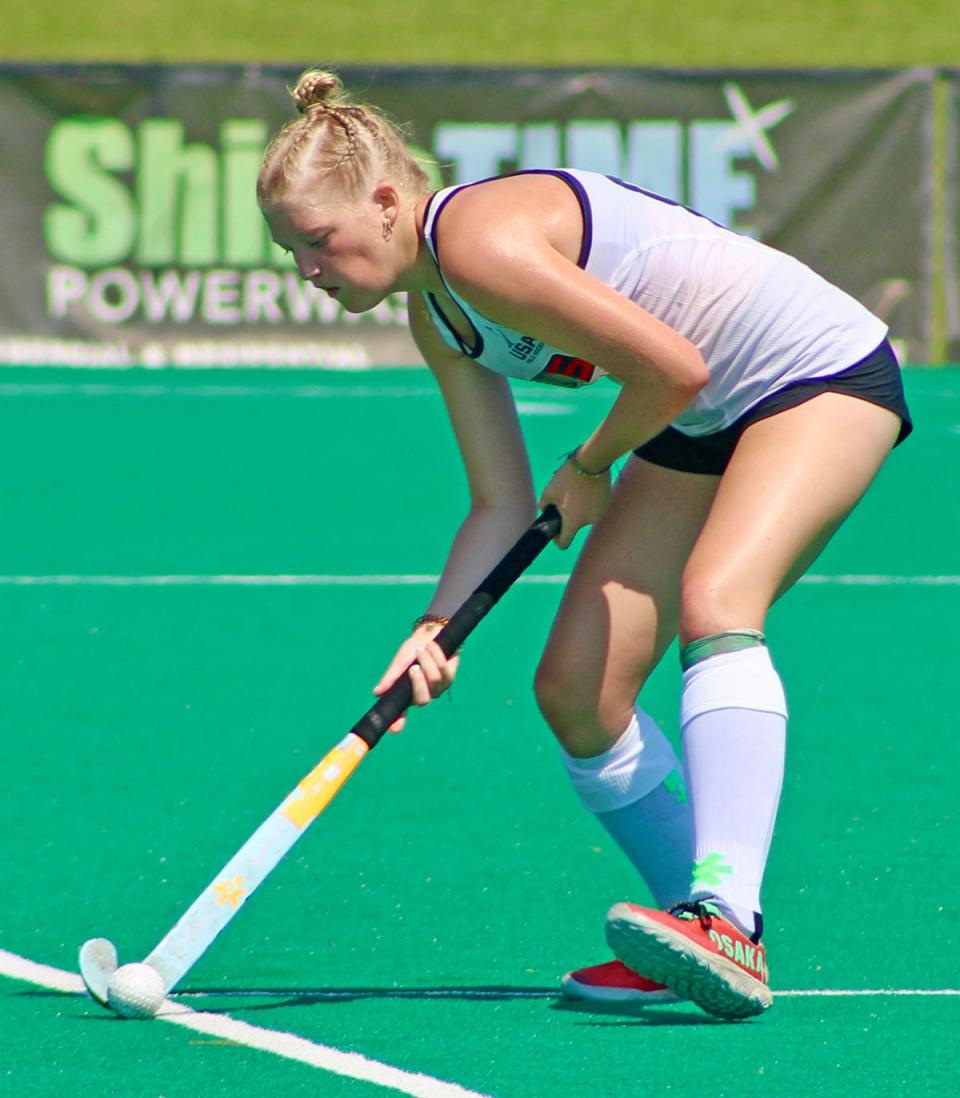 Honesdale senior captain Roz Maciewjeski just returned from competing at the 2023 USA Field Hockey Nexus Nationals. This year's edition of the prestigious U18 event was held at Virginia Beach July 10-16.
